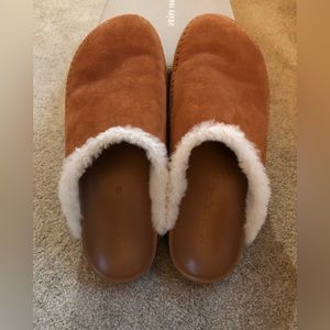 EUC Jenni Kayne shearling lined moc-clogs